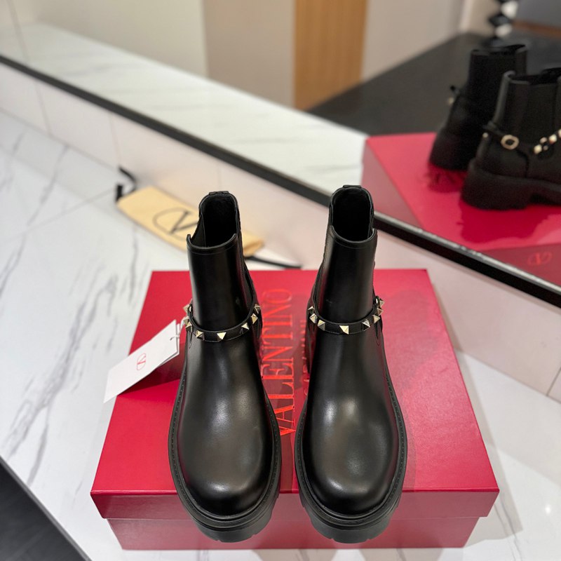 【VALENTINO】VLOGOブーツレディース