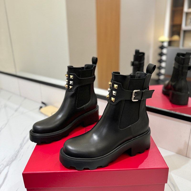 【VALENTINO】VLOGOブーツレディース