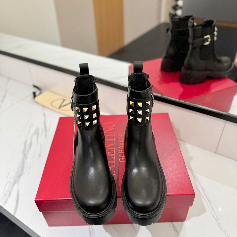 【VALENTINO】VLOGOブーツレディース