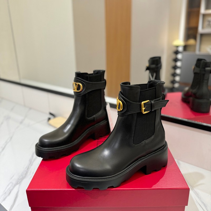 【VALENTINO】VLOGOブーツレディース