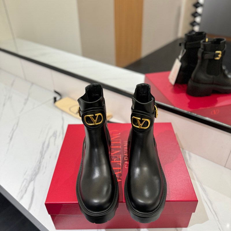 【VALENTINO】VLOGOブーツレディース