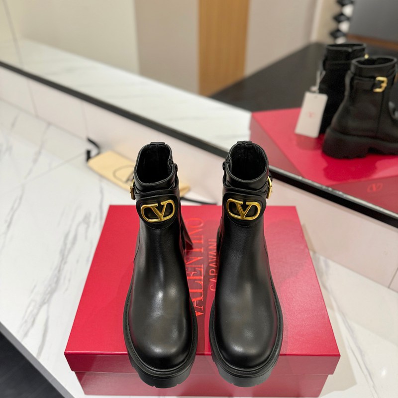 【VALENTINO】VLOGOブーツレディース