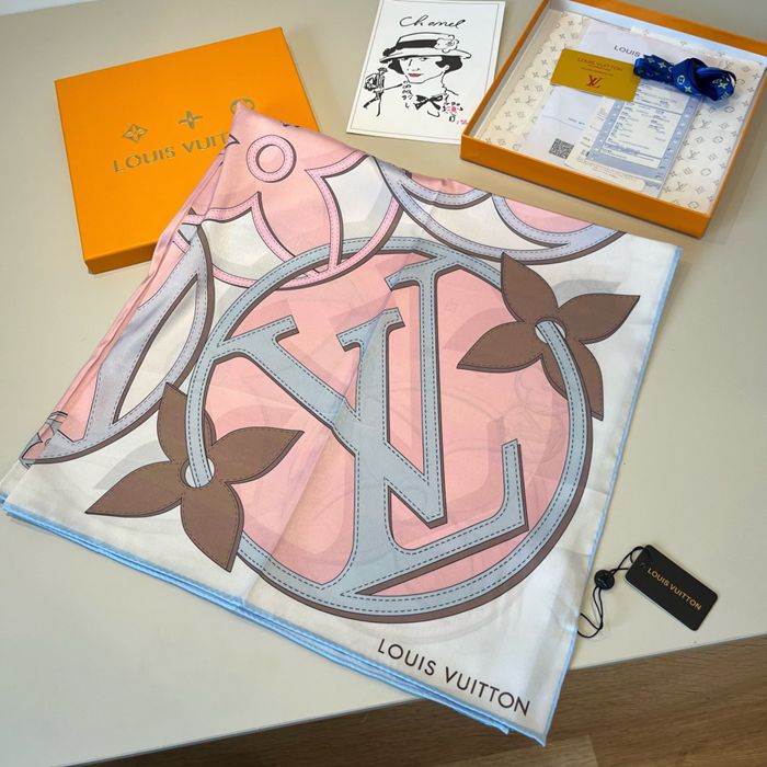 ルイ ヴィトン デュアリティシルクスカーフ 90 x 90cm