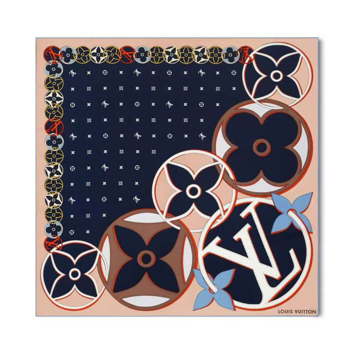 ルイ ヴィトン デュアリティシルクスカーフ 90 x 90cm