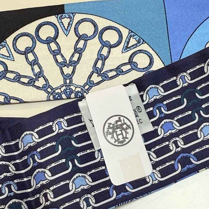 エルメス カレイドスコープツイリー小スカーフ 5x86.5cm