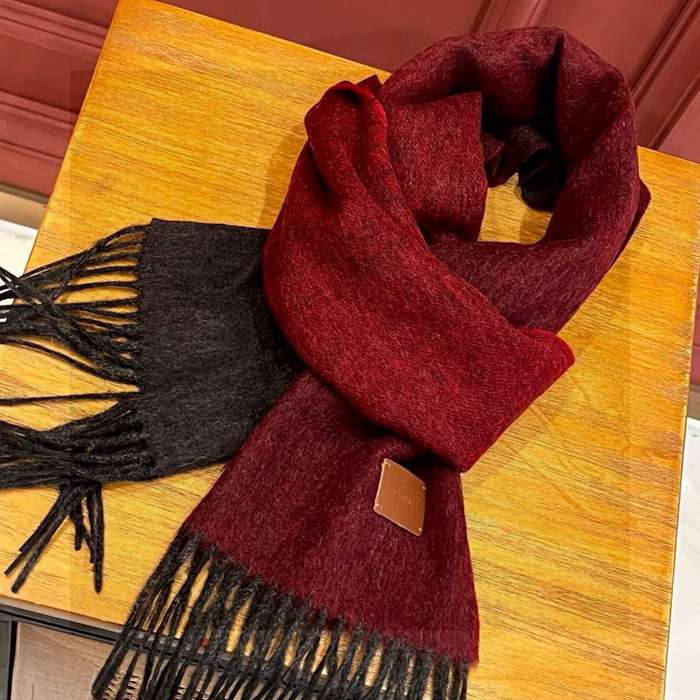 エルメス カップル向け。グラデーションカラー。カシミヤ 32x190
