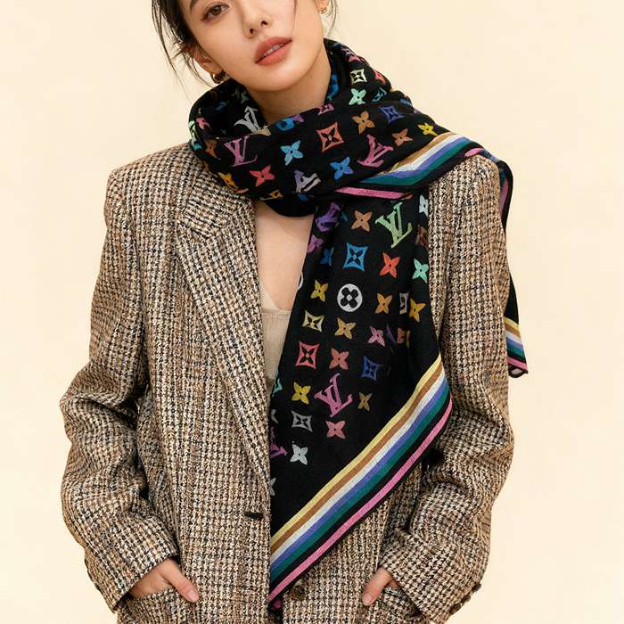 ルイ ヴィトン LV×TM140ストール 135 x 135cm