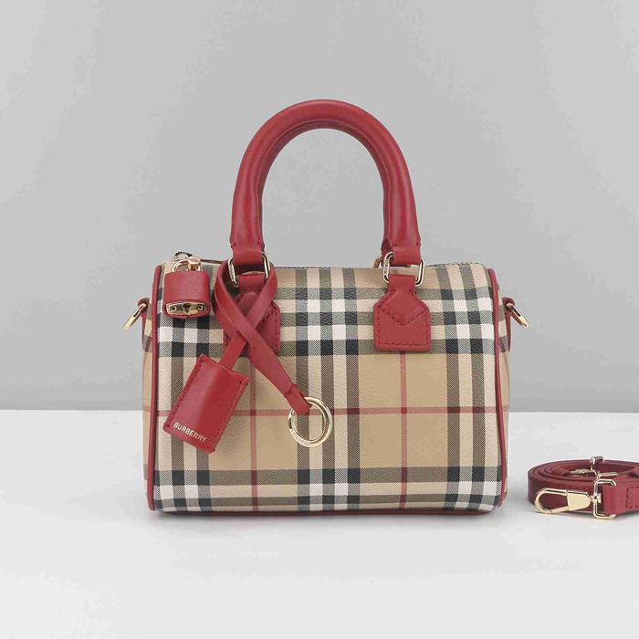 BURBERRY 4962 カーフスキン 斜め掛けバッグ ミニ 18x12x11cm サイズ:18x12x11cm