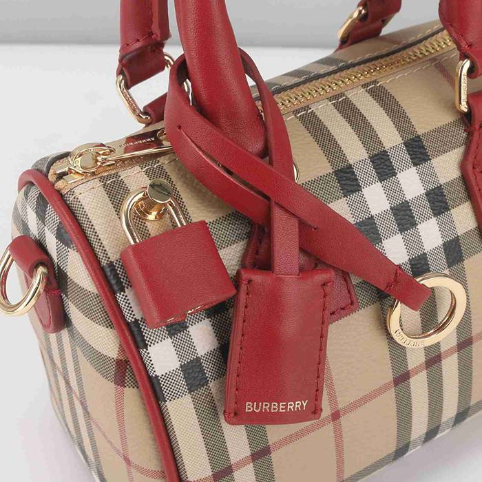BURBERRY 4962 カーフスキン 斜め掛けバッグ ミニ 18x12x11cm サイズ:18x12x11cm