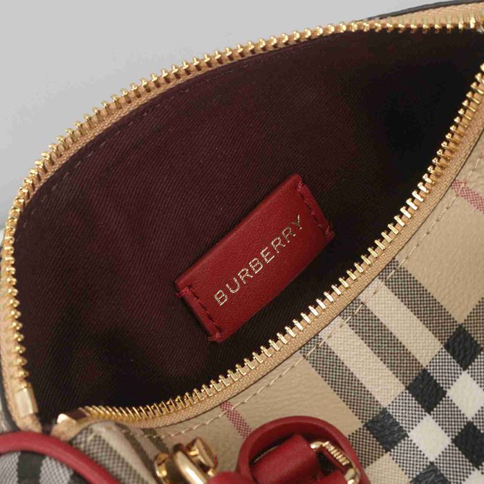 BURBERRY 4962 カーフスキン 斜め掛けバッグ ミニ 18x12x11cm サイズ:18x12x11cm