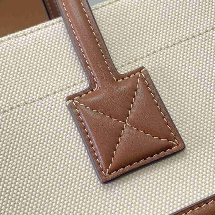BURBERRY 138160 キャンバス プリント ショルダーバッグ トート 40x30x16cm サイズ:40x30x16cm