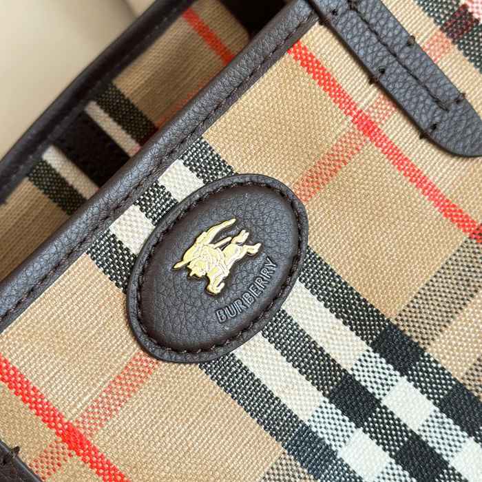 BURBERRY 2221 カーフスキン チェック トートバッグ クラシックチェック 38x28x16cm サイズ:38x28x16cm
