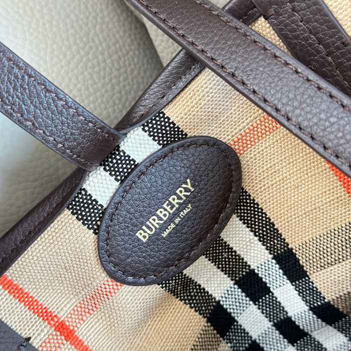 BURBERRY 2221 カーフスキン チェック トートバッグ クラシックチェック 38x28x16cm サイズ:38x28x16cm