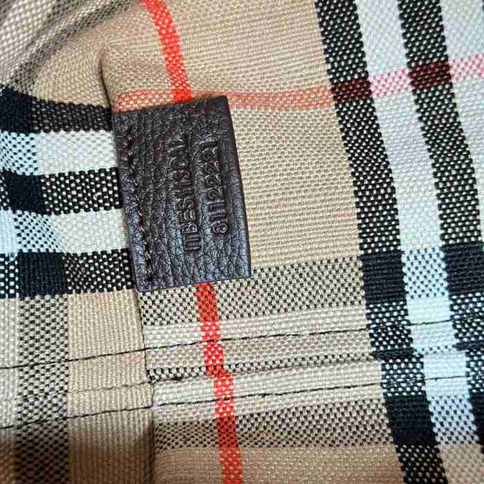 BURBERRY 2221 カーフスキン チェック トートバッグ クラシックチェック 38x28x16cm サイズ:38x28x16cm