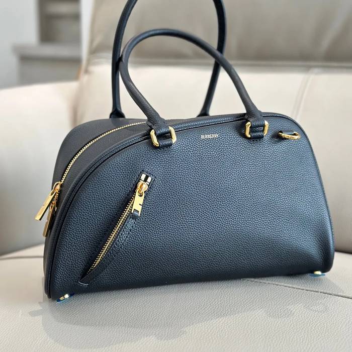 BURBERRY 8291 カーフスキン ゴールド ハンドバッグ カーフスキン 32x20x12cm サイズ:32x20x12cm