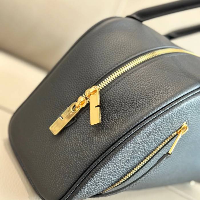 BURBERRY 8291 カーフスキン ゴールド ハンドバッグ カーフスキン 32x20x12cm サイズ:32x20x12cm