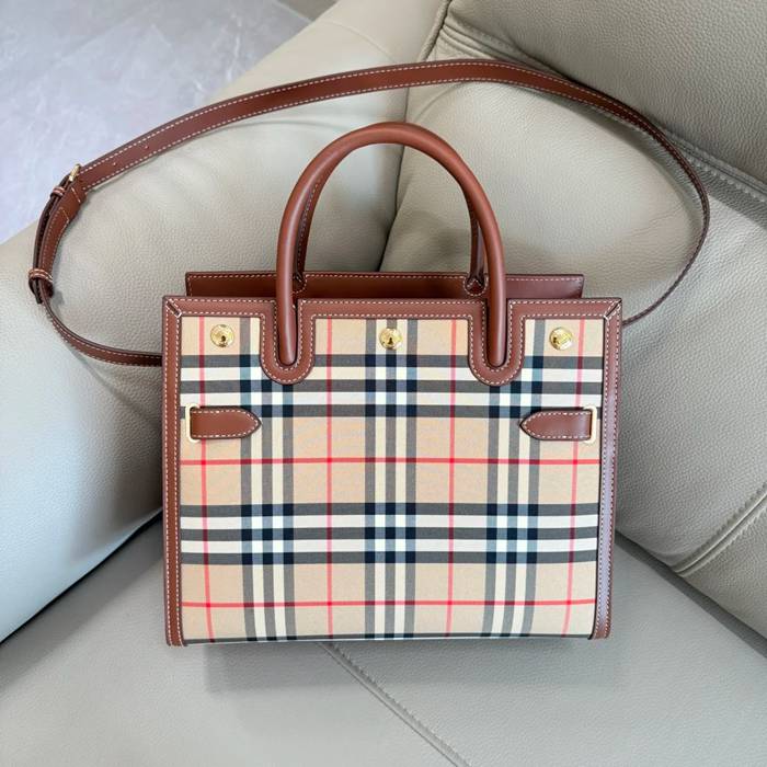 BURBERRY 2661 チェック ショルダーバッグ クラシックチェック 32x25x15cm サイズ:32x25x15cm