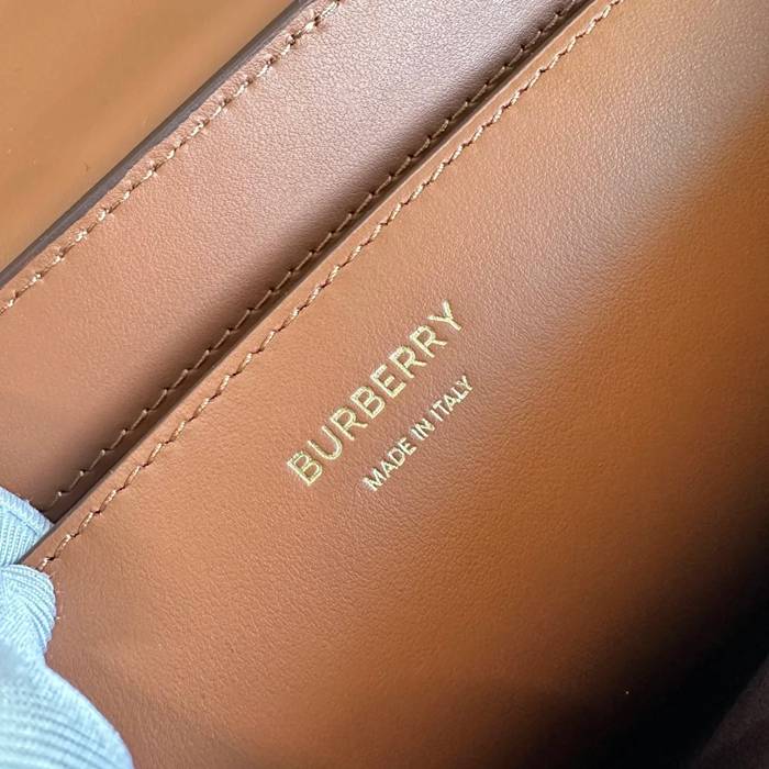 BURBERRY 9061 キャンバス ゴールド 斜め掛けバッグ クラシックチェック 25x18cm サイズ:25x18cm
