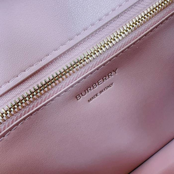 BURBERRY 3311 粒紋レザー 斜め掛けバッグ TB 21x16cm サイズ:21x16cm