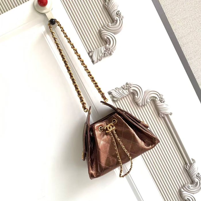 CHANEL AS5631 菱格紋 ブラック×ゴールド 脇下バッグ クラシック ヴィンテージ 22×20×12.5cm サイズ:22×20×12.5cm