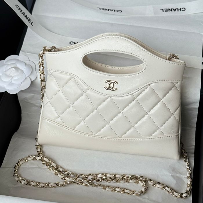 CHANEL AS3656 ラムレザー ゴールド クラシック 小 20.5×17.5×4cm サイズ:20.5×17.5×4cm