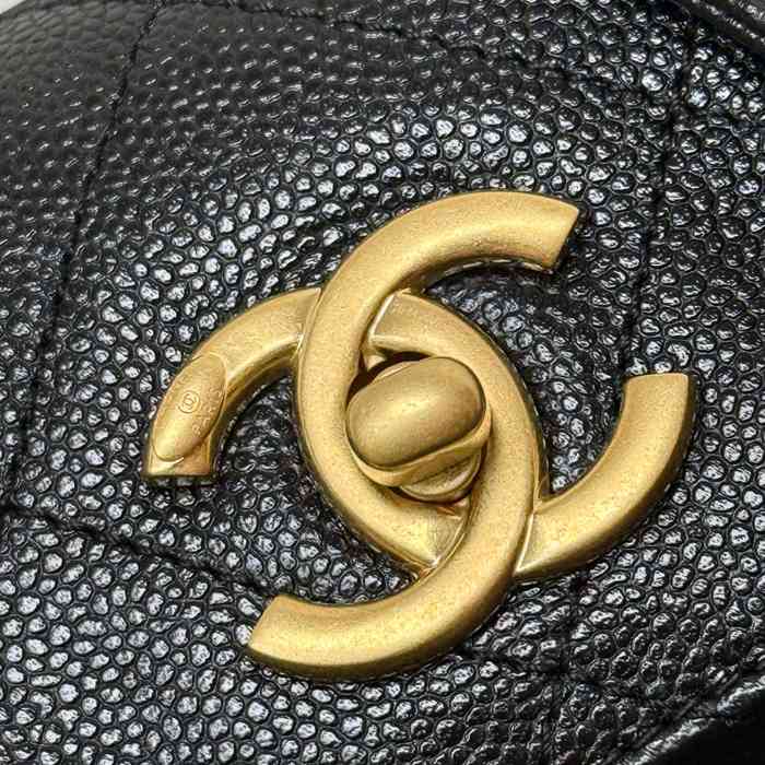 CHANEL 99464 カーフレザー 荔枝紋 ショルダーバッグ ヴィンテージ ファッショナブル 30×20×5cm サイズ:30×20×5cm