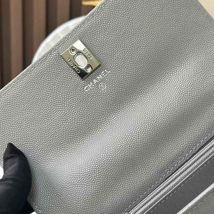 CHANEL 66030 ツイード ブラック×グレー×シルバー ハンドバッグ 春夏 18.5×11×6cm サイズ:18.5×11×6cm