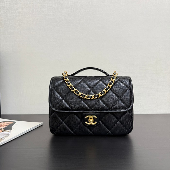 CHANEL 荔枝紋 ショルダーバッグ 24×18×6cm サイズ:24×18×6cm