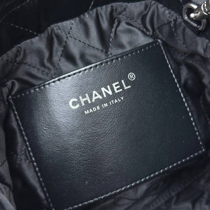 CHANEL AS3980 カーフレザー グレンチェック シルバー 斜め掛けバッグ クラシック 小 20×19×6cm サイズ:20×19×6cm