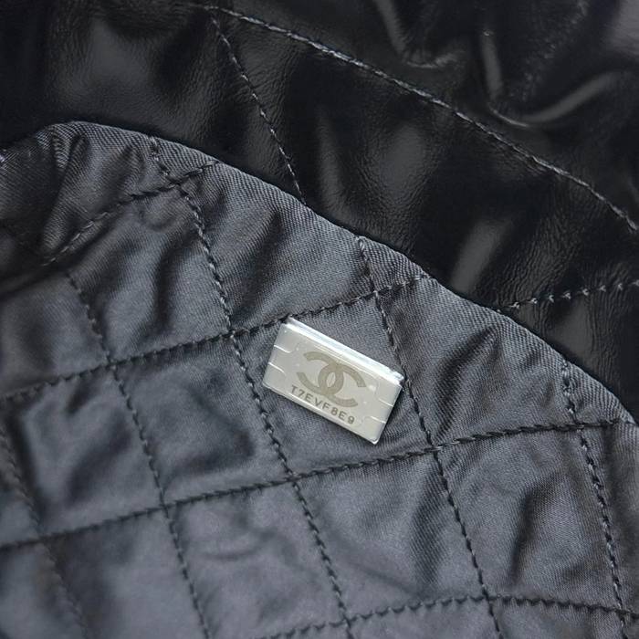 CHANEL AS3980 カーフレザー グレンチェック シルバー 斜め掛けバッグ クラシック 小 20×19×6cm サイズ:20×19×6cm