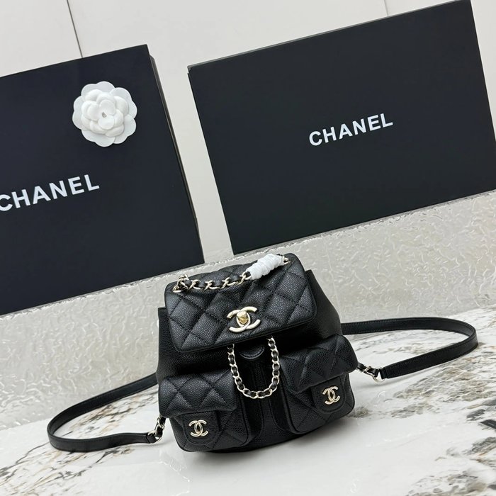 CHANEL AS3787 カーフレザー 菱格紋 ゴールド リュックサック 小 19×18×9.5cm サイズ:19×18×9.5cm CHANEL AS3787 カーフレザー 菱格紋 ゴールド リュックサック 小 19×18×9.5cm サイズ:19×18×9.5cm