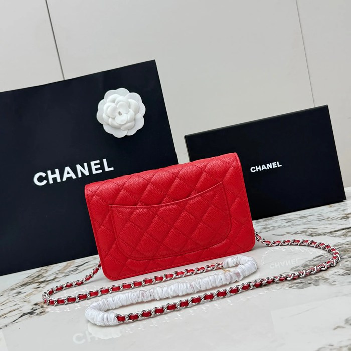 CHANEL AP0250 カーフレザー プレス シルバー×ゴールド 斜め掛けバッグ クラシック 最高級品 19×13×3cm サイズ:19×13×3cm