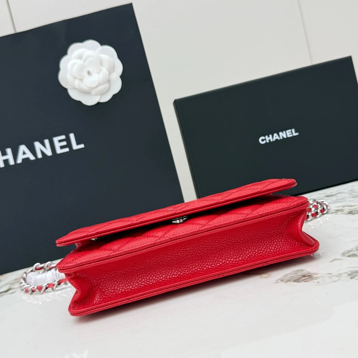CHANEL AP0250 カーフレザー プレス シルバー×ゴールド 斜め掛けバッグ クラシック 最高級品 19×13×3cm サイズ:19×13×3cm