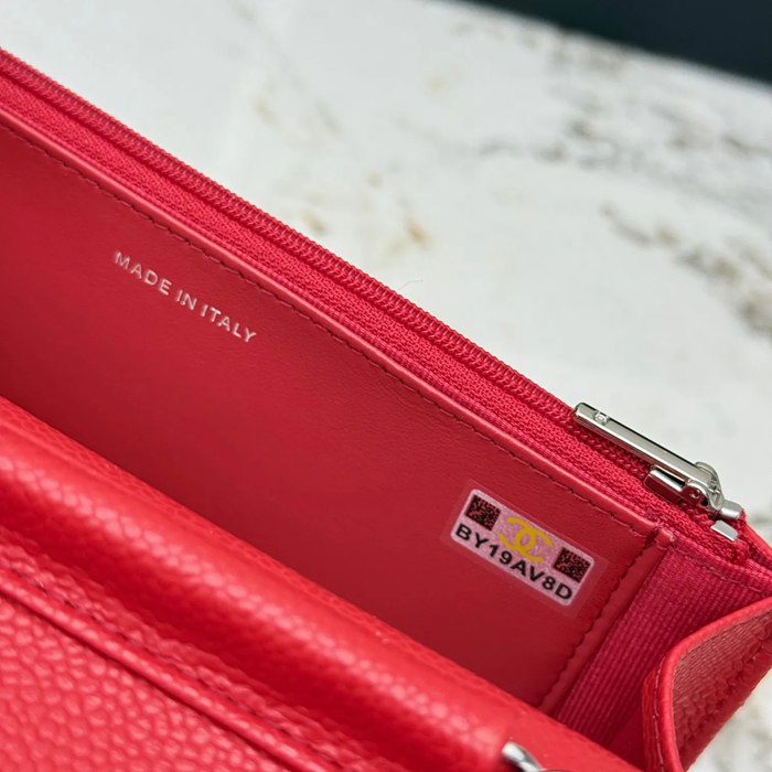 CHANEL AP0250 カーフレザー プレス シルバー×ゴールド 斜め掛けバッグ クラシック 最高級品 19×13×3cm サイズ:19×13×3cm