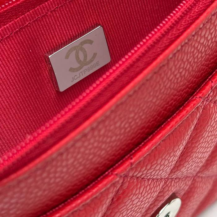 CHANEL AP0250 カーフレザー プレス シルバー×ゴールド 斜め掛けバッグ クラシック 最高級品 19×13×3cm サイズ:19×13×3cm