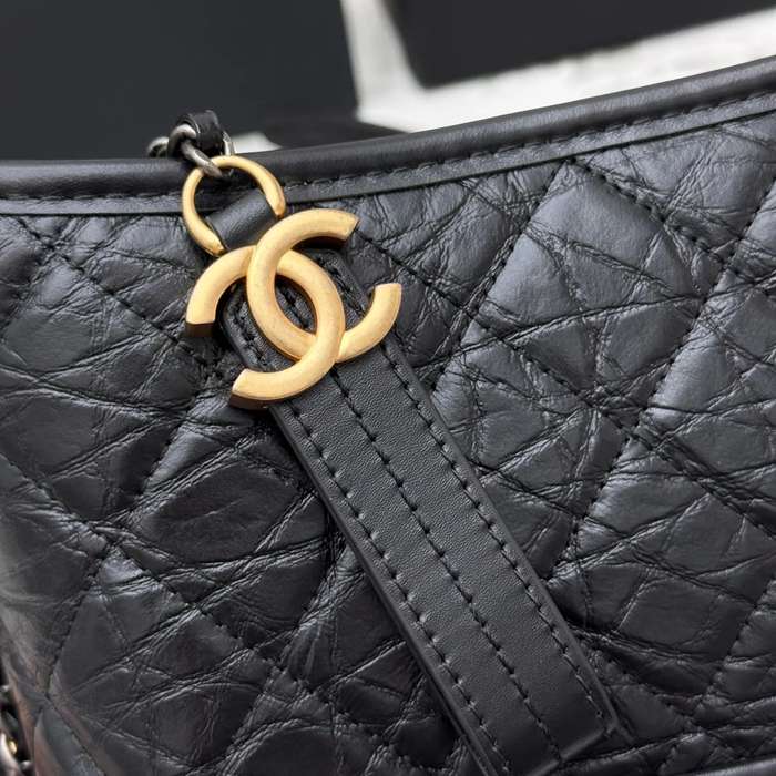 CHANEL A91810 カーフレザー 菱格紋 ゴールド 斜め掛けバッグ クラシック ヴィンテージ 20×15×8cm サイズ:20×15×8cm