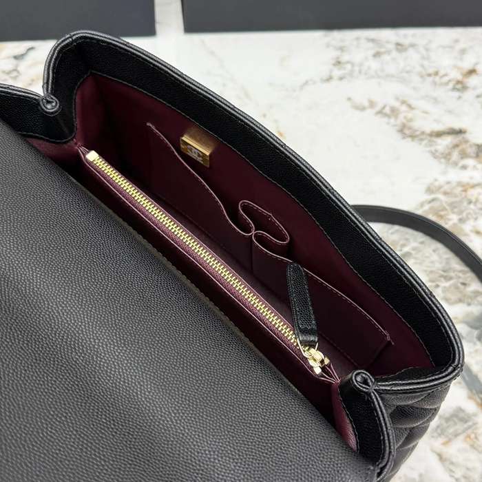 CHANEL ラムレザー 菱格紋 ゴールド 斜め掛けバッグ クラシック 大 28.5×18×12cm サイズ:28.5×18×12cm