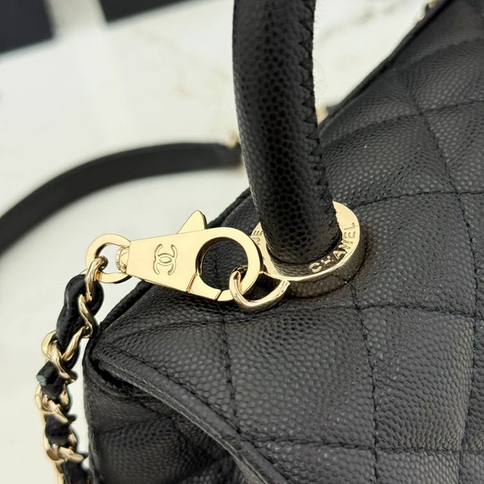 CHANEL AS2215 ラムレザー 菱格紋 ゴールド 斜め掛けバッグ クラシック 小 19×14×9cm サイズ:19×14×9cm