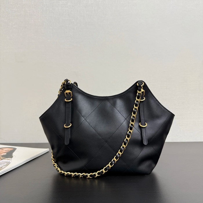 CHANEL 99539 カーフレザー 菱格紋 斜め掛けバッグ ファッショナブル 小 30×18×6cm サイズ:30×18×6cm