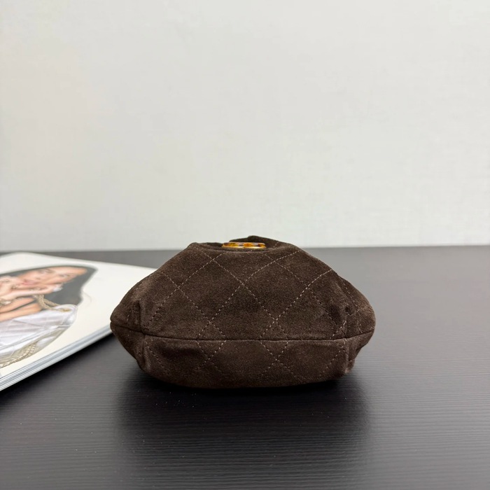 CHANEL 99534 スエード ハンドバッグ ヴィンテージ ファッショナブル 16×11×4cm サイズ:16×11×4cm