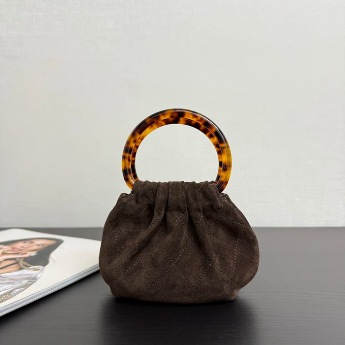 CHANEL 99534 スエード ハンドバッグ ヴィンテージ ファッショナブル 16×11×4cm サイズ:16×11×4cm