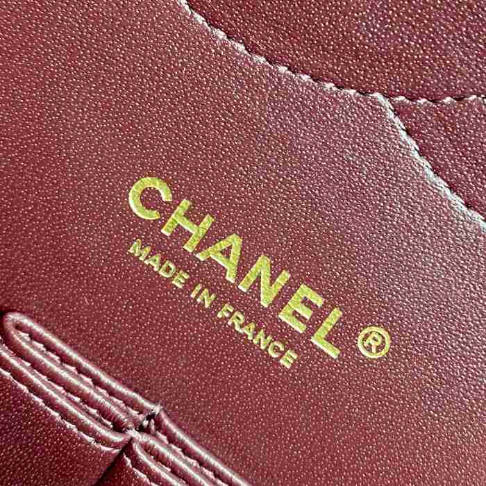 CHANEL カーフレザー ボール紋 ブラック 斜め掛けバッグ クラシック 30×19.5×10cm サイズ:30×19.5×10cm