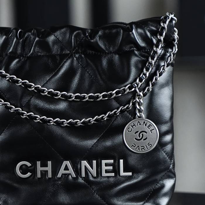 CHANEL スエード シルバー×ゴールド 斜め掛けバッグ ヴィンテージ 小 20×19×6cm サイズ:20×19×6cm