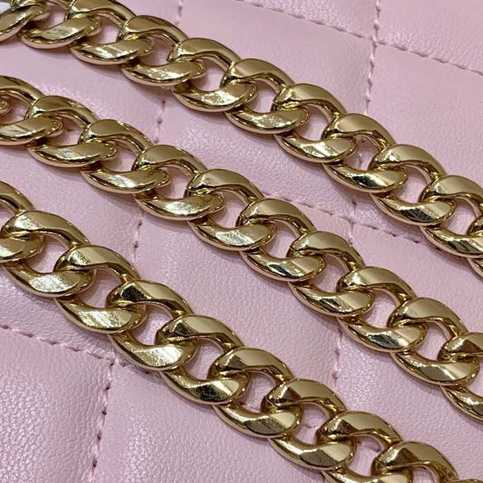 CHANEL AP2758 ラムレザー レッド×ゴールド 斜め掛けバッグ ファッショナブル 13×9.5×6cm サイズ:13×9.5×6cm