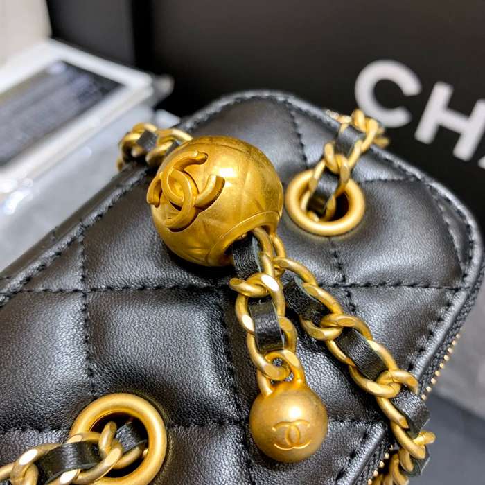 CHANEL AP1447 ラムレザー レッド 斜め掛けバッグ クラシック 11×8.5×7cm サイズ:11×8.5×7cm