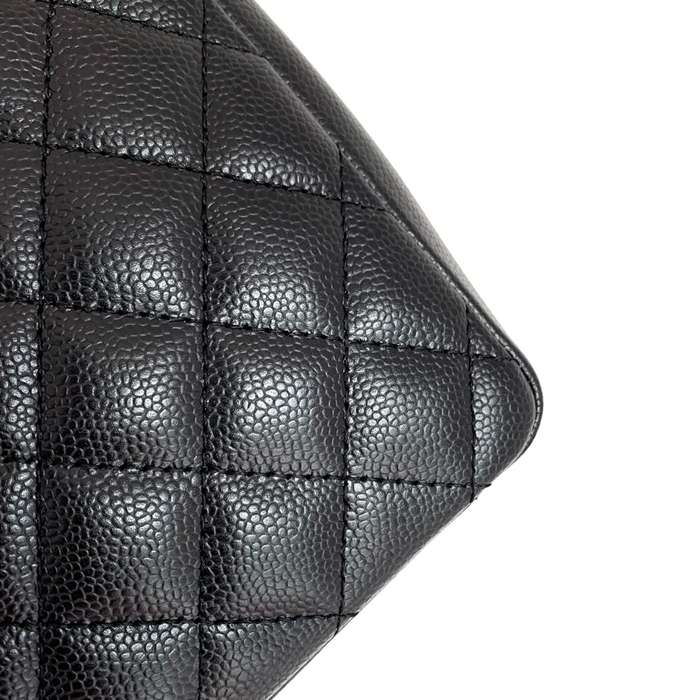 CHANEL 50995 カーフレザー ゴールド ショルダーバッグ クラシック 大容量 34×24×12cm サイズ:34×24×12cm