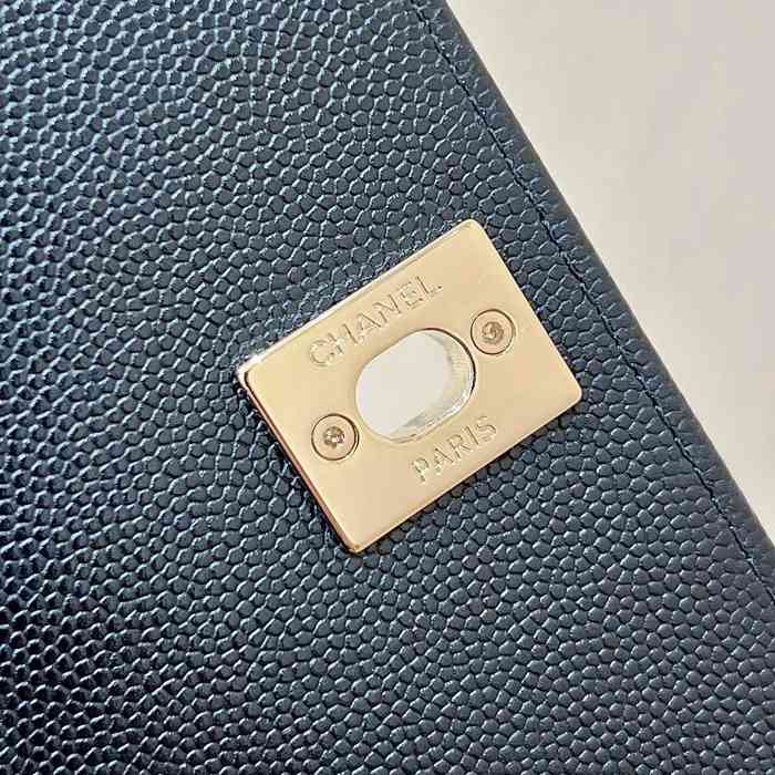 CHANEL AP4244 カーフレザー 荔枝紋 ゴールド 斜め掛けバッグ クラシック 14.5×11.5×5.5cm サイズ:14.5×11.5×5.5cm