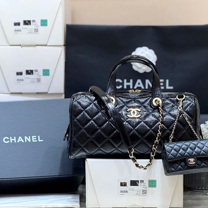 CHANEL カーフレザー ショルダーバッグ ヴィンテージ ファッショナブル 31×17×13cm サイズ:31×17×13cm