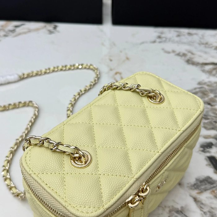 CHANEL AP1341 カーフレザー プレス ゴールド 斜め掛けバッグ 春夏 最高級品 17×9.5×8cm サイズ:17×9.5×8cm