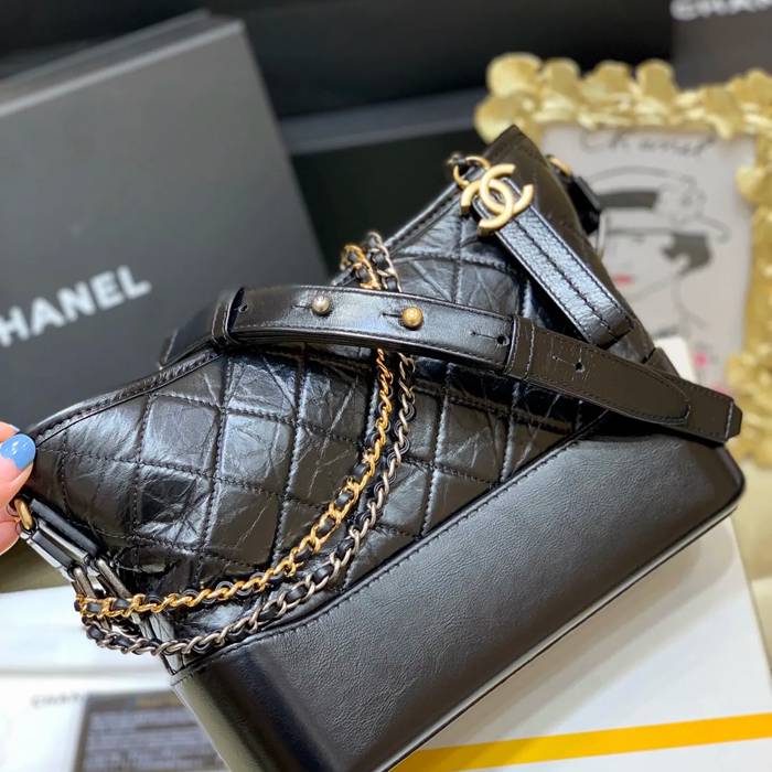 CHANEL 1521 ゴールド 斜め掛けバッグ クラシック 小 20×15×8cm サイズ:20×15×8cm